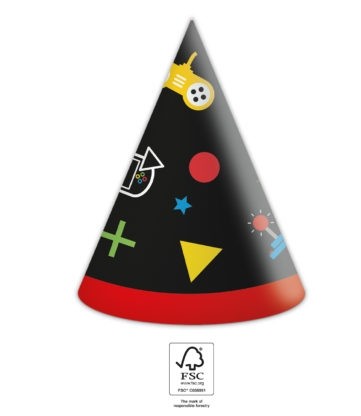 Gaming Party Hats 6ct