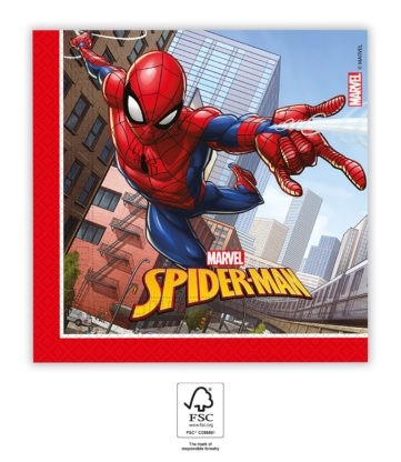 Spiderman Crime Fighter Napkins 20ct