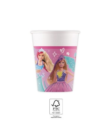 Barbie Fantasy Paper Cups 200ml 8ct