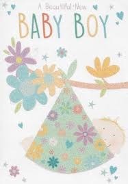 A Beautiful New Baby Boy - Pack Of 12