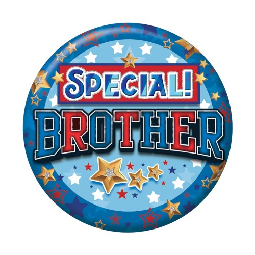 Special Brother Small Badges 6ct (5.5cm)