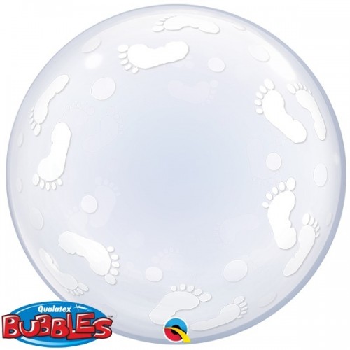 Baby Footprints 24" Deco Bubble