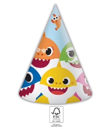 Baby Shark Party Hats 6ct