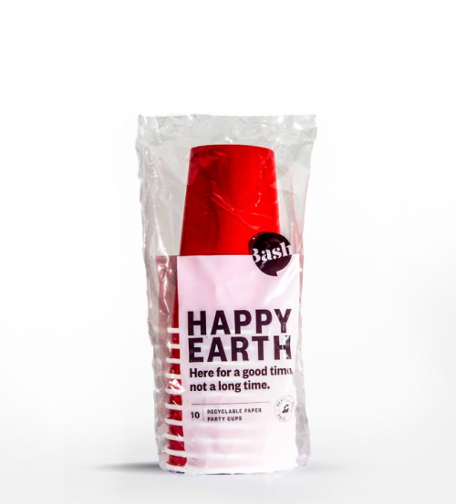 Red Cups - Happy Earth - 10CT (Box of 8)