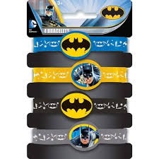 Batman Stretchy Bracelets 4ct