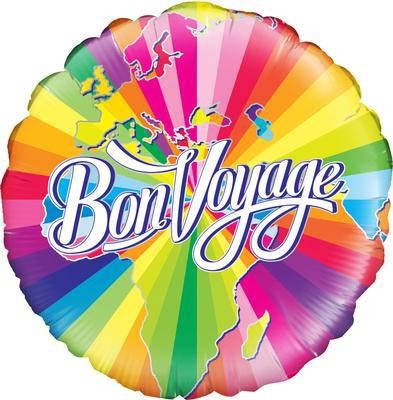 Bon Voyage - 18" foil balloon