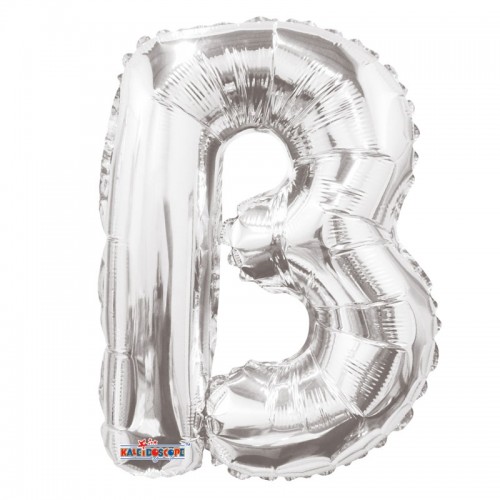 Silver Letter Balloon - B - (14inch)