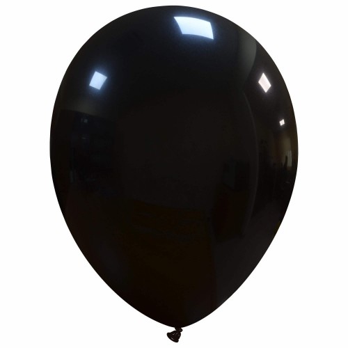 Black Standard Cattex 12" Latex Balloons 100ct