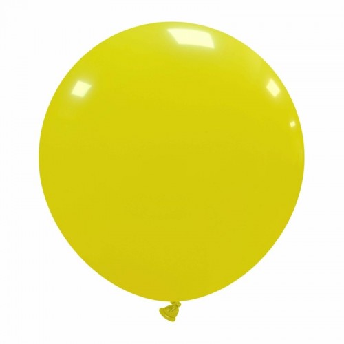 24" Yellow Latex Balloon 1ct
