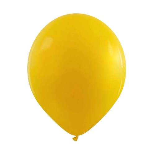Cattex Fashion 12" Honey Yellow Latex Balloons 100ct