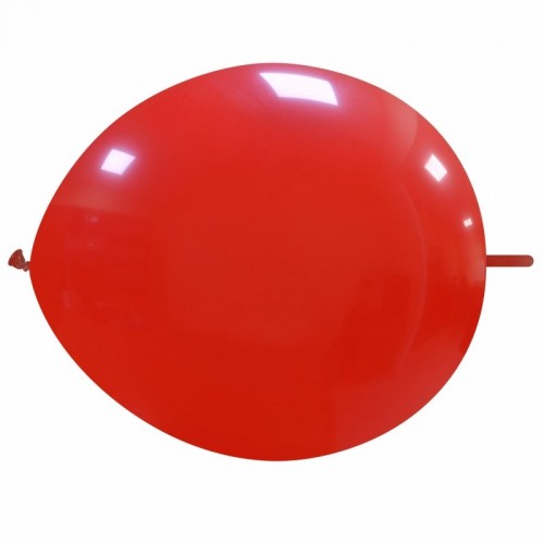 Superior 12" Dark Red Linking Balloon 50Ct