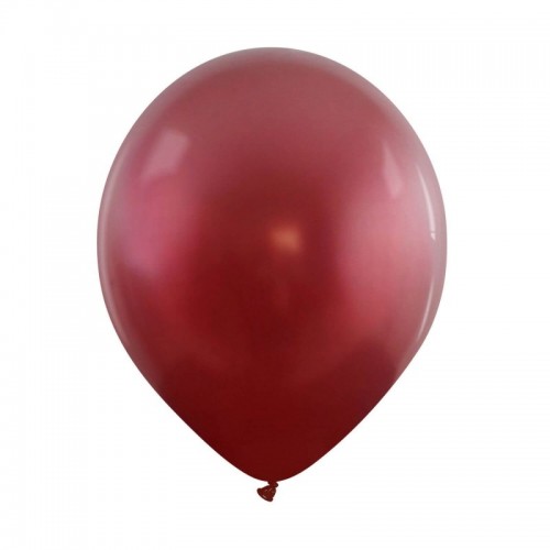 Cattex Fashion Metallic 12" Sangria Latex Balloons 100ct