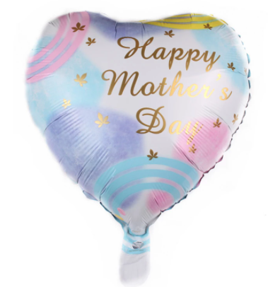 Happy Mothers Day Colourful 18" Foil Balloon UNPACKAGED