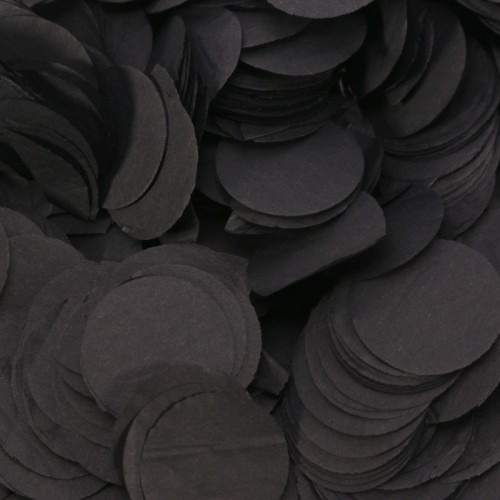 Black Paper Dots Confetti (100g)