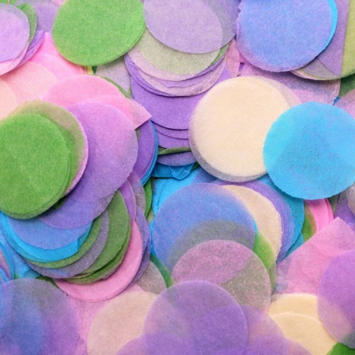 Assorted Colours Paper Dots Confetti (100g)