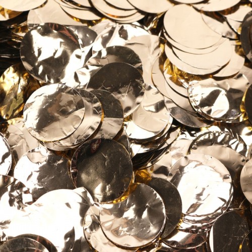 Metallic Gold Dots Foil Confetti (100g)