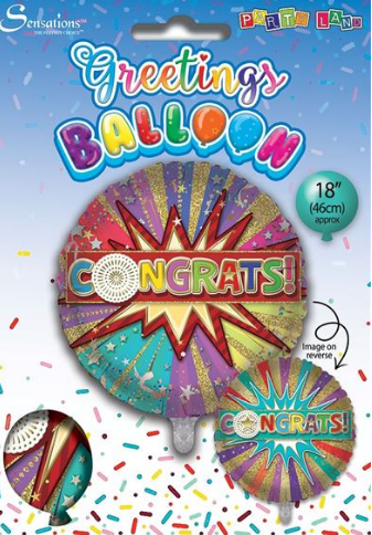 Congrats 18" Foil Balloon