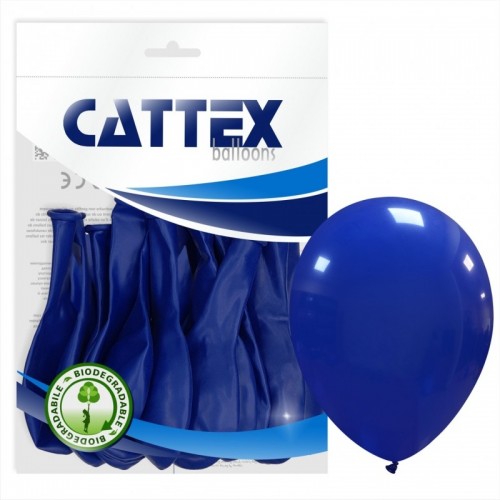 Cattex Dark Blue 12" Latex Balloons 20Ct