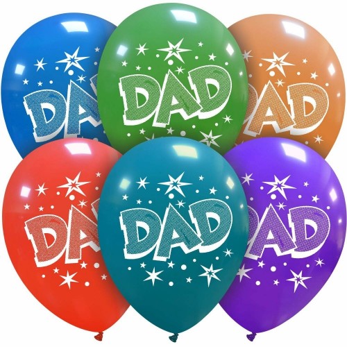 Superior 12" DAD Stars Latex 25ct (One Sided Print)