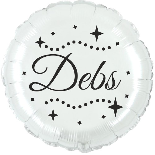 Debs 18" Foil Balloon UNPACKAGED