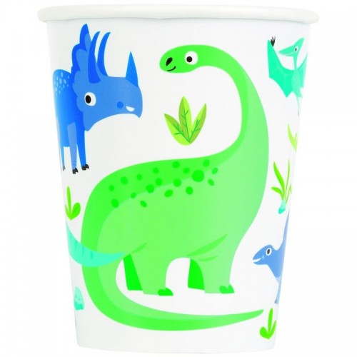 Dino Party Time 9oz Cups 8ct