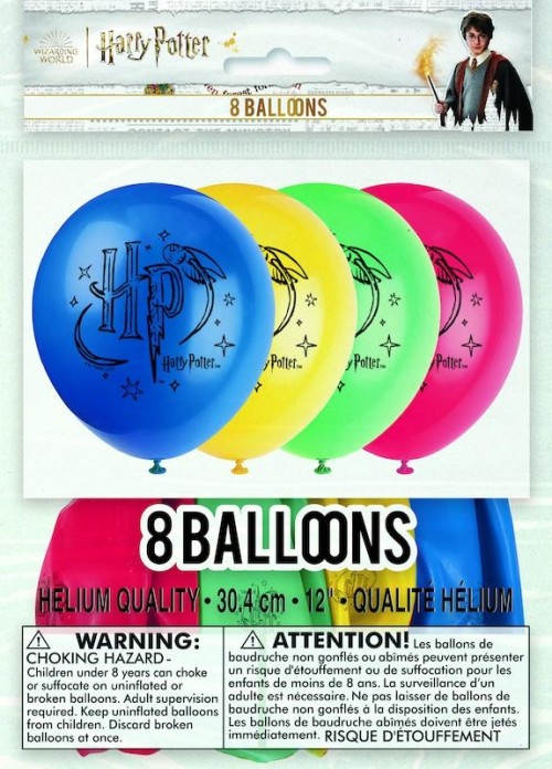 Harry Potter 12" Latex Balloons 8ct