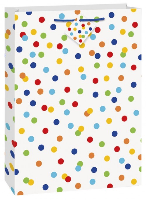 Rainbow Polka Dot XL Giftbag