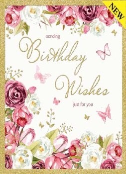 Birthday Wishes - Open Female - Pack Of 12