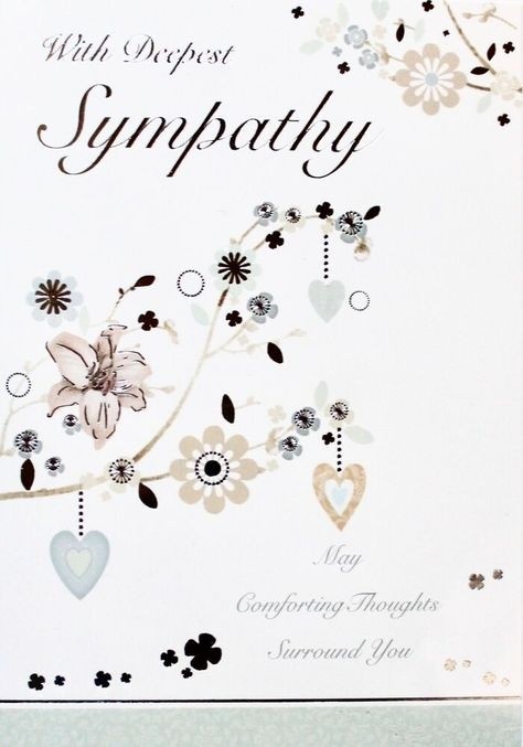 With Thoughts Of Sympathy - May You Find Hope And Comfort In Others At This Difficult Time - Pack Of 12