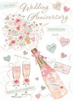 Anniversary Wishes - Congrats - Pack Of 12