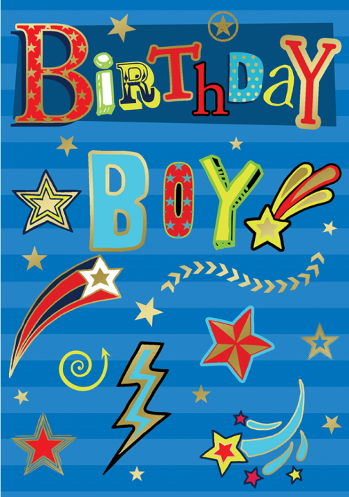 Birthday Boy - Open - Pack Of 12