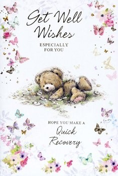 Get Well Soon - Get Well Wishes - Pack Of 12