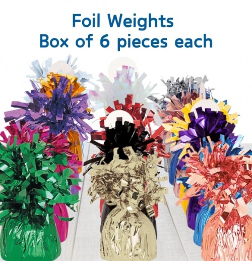 Foil Weights Box of 6
