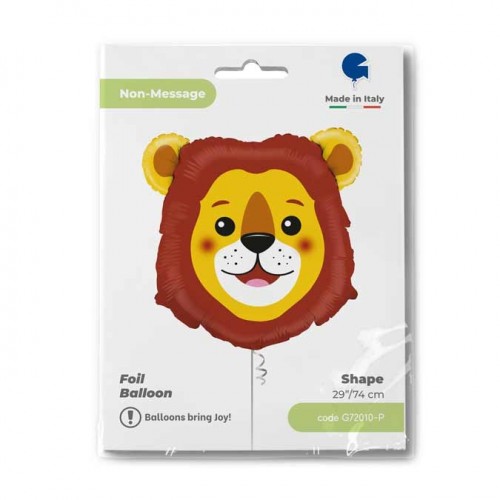 Lion Head 29" Animals Supershape Foil Balloon 