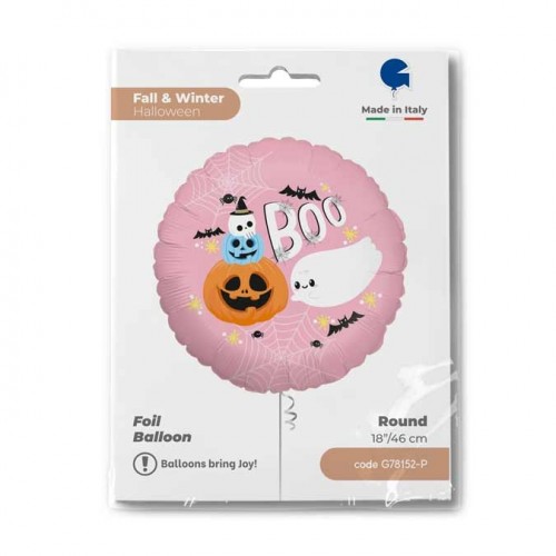 Boo And Chubby Ghost 18" Foil Balloon