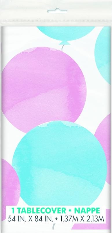 Gender Reveal Party Plastic Tablecover 1 ct