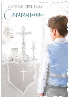 Communion Day (Boy) - Best Wishes - Pack Of 12