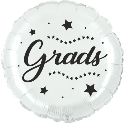 Grads 18" Foil Balloon UNPACKAGED