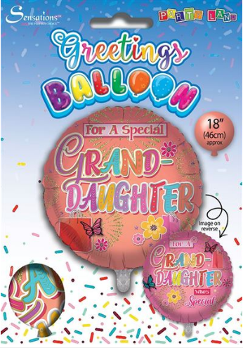 Special Granddaughter 18" Foil Balloon