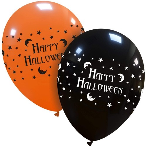 Happy Halloween 12" Latex Balloons 25Ct