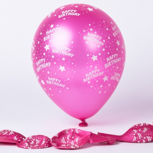 Happy Birthday Pink 100ct 