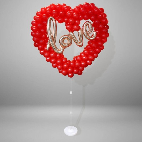 Heart Balloon Stand 67"