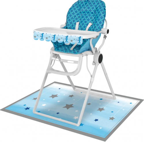 One Little Star Boy 1st Birthday High Chair Kit