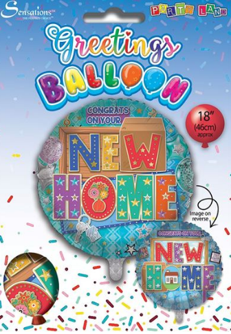 New Home 18" Foil Balloon