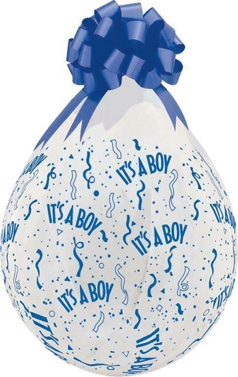 It's a Boy 18"  Clear Stuffing Balloon 10ct