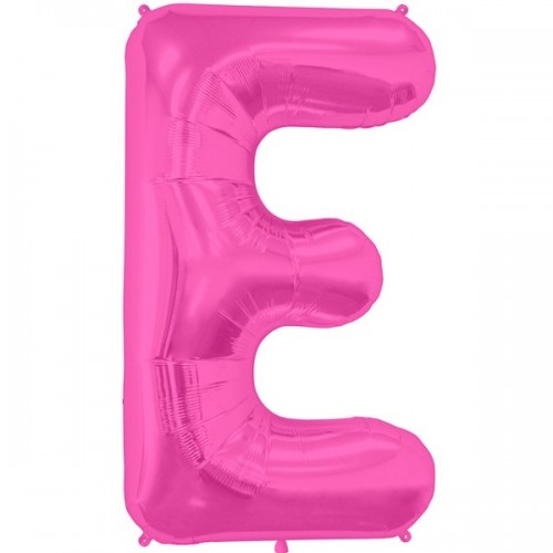 Letter E - Magenta - 16" Foil Balloon