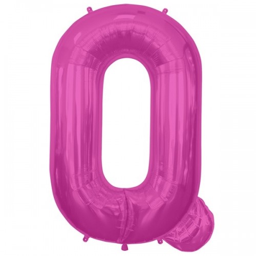 Letter Q- Magenta - 16" Foil Balloon