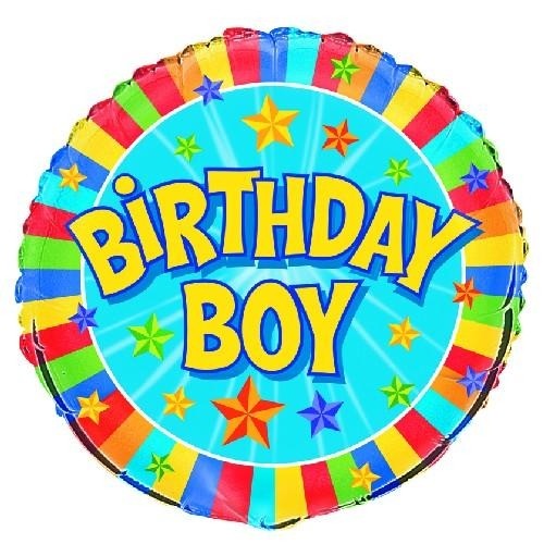 Birthday Boy 18" Foil Balloon