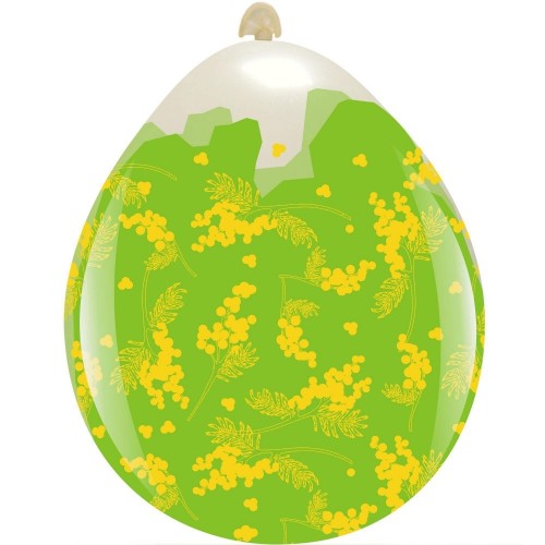 Mimosa Bloom Clear 18" Stuffing Balloon 10Ct