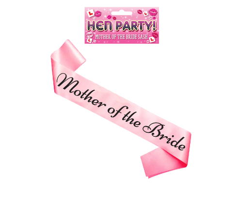 Mother Of The Bride - Hen Party Sash 1ct